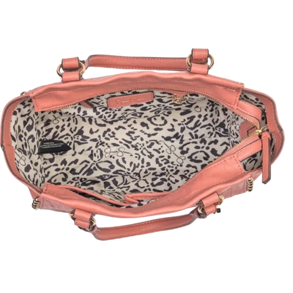 Sac à Main Jessica Simpson Beige – Grand Logo, état Excellent, Taille Moyenne